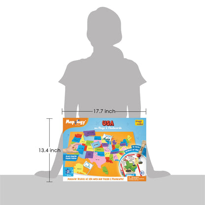 Mapology USA with Flags & Flashcards