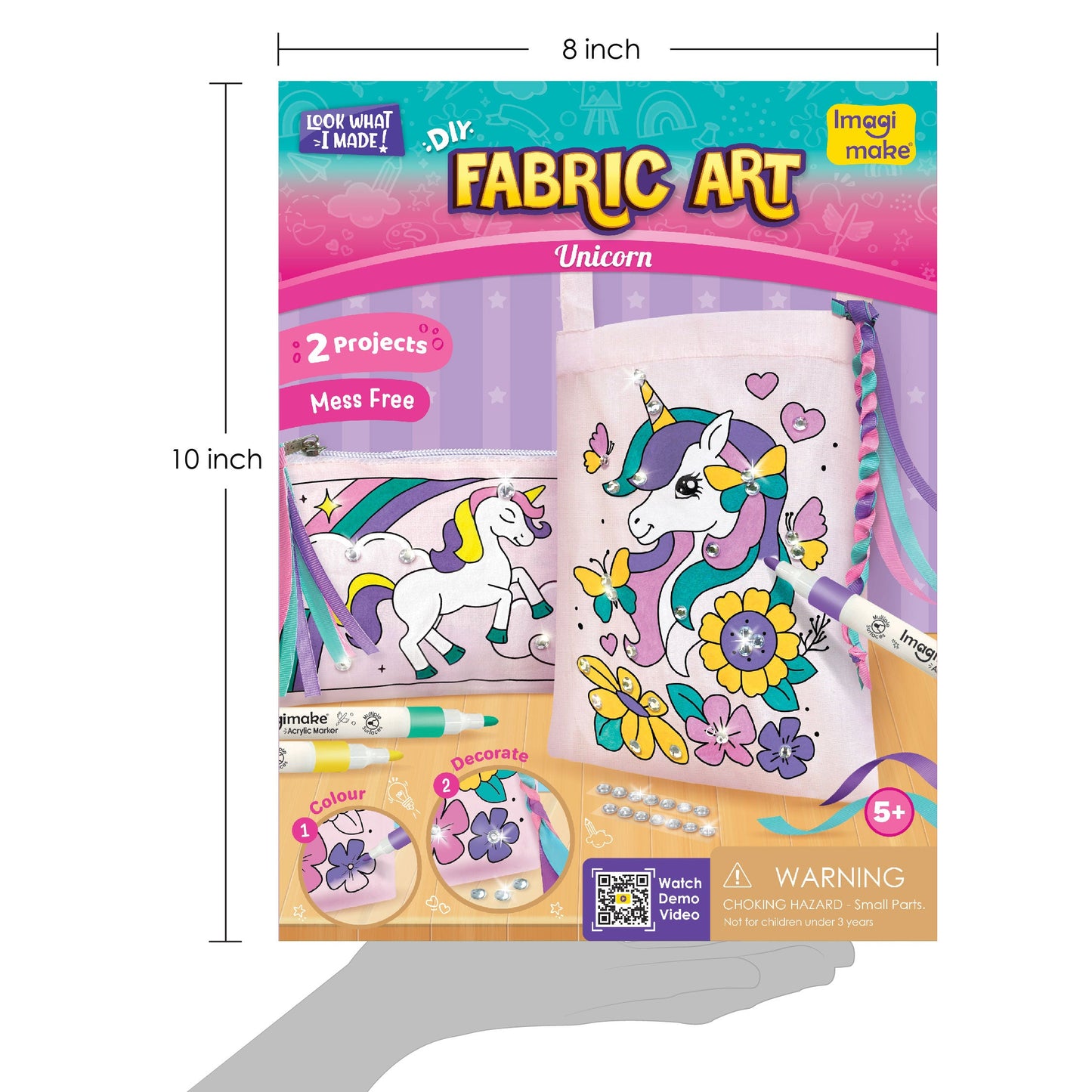 Fabric Art - Unicorn