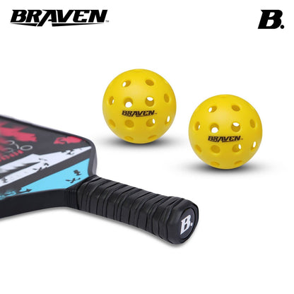 Skoodle Braven One Fibre Pickle Bat With 2 Balls
