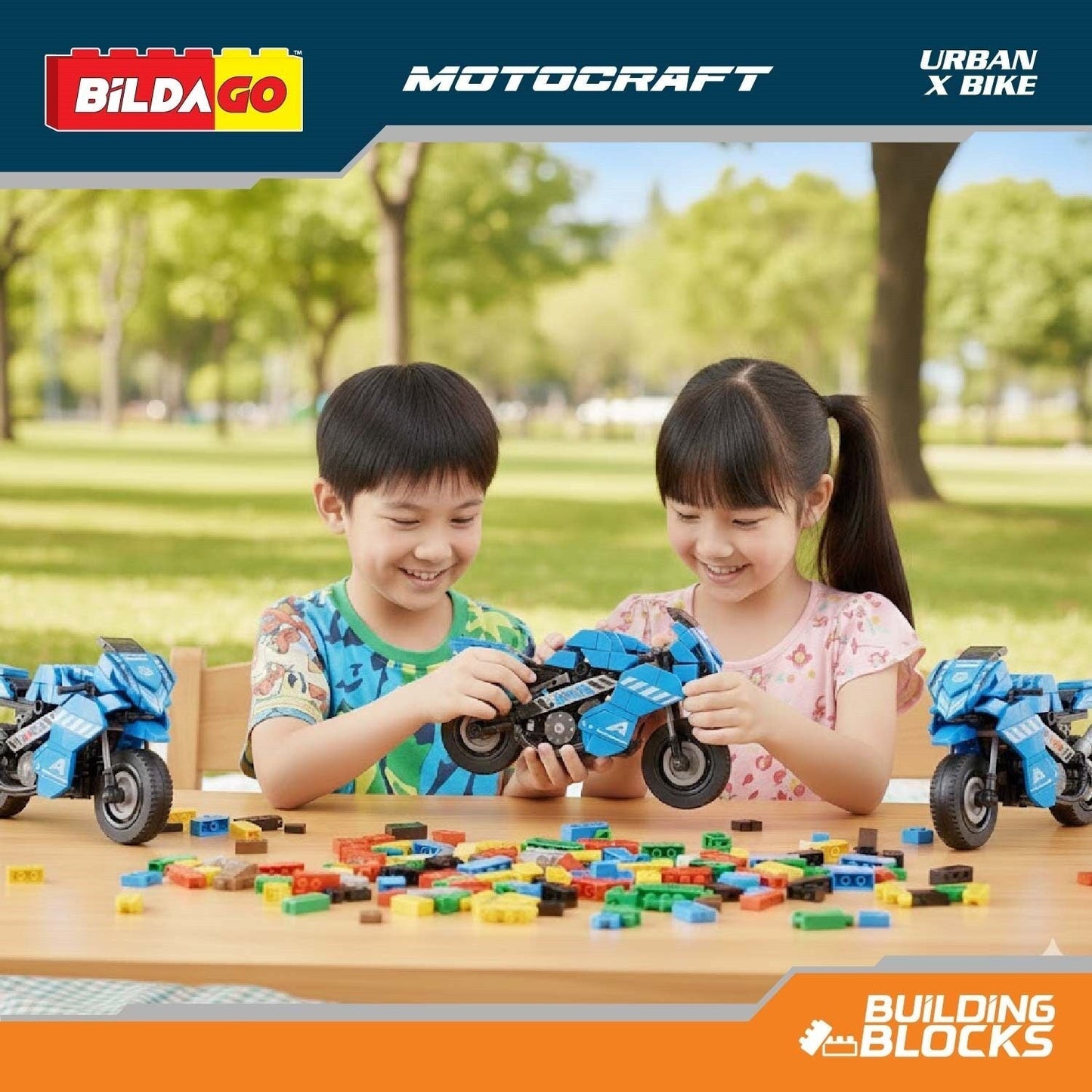 Bildago Motocraft - Urban X Bike (SP13430) with Helmet (228 PCS)