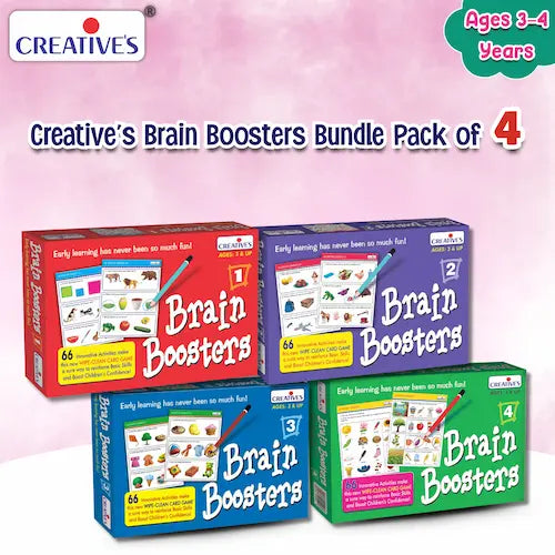 Brain Boosters Learning Activity Bundle (Ages 3+)