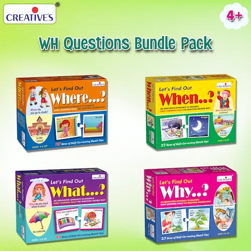 WH Questions Bundle Pack | Ages 4+