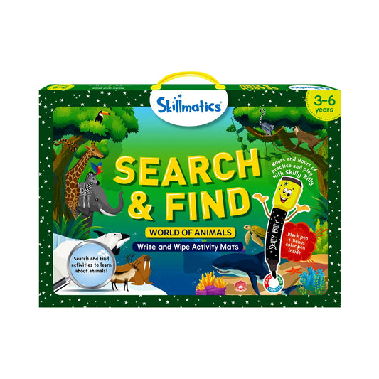 Search & Find Animals | Reusable Activity Mats (ages 3-6)