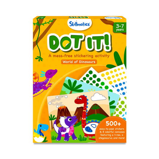 Dot it! - World of Dinosaurs | No mess sticker art (ages 3-7)