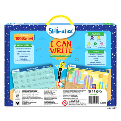 I Can Write Disney's Lilo & Stitch | Reusable Activity Mats (ages 3-6)