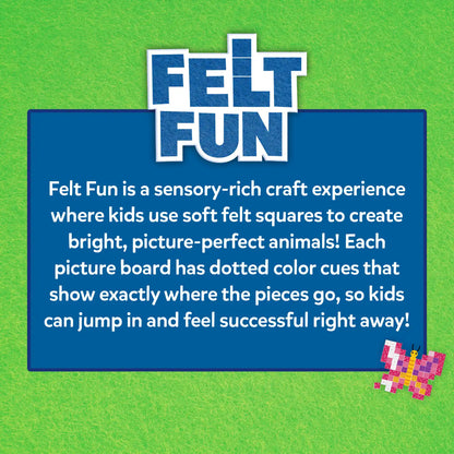 Felt Fun: Amazing Animals | Reusable 3D Craft Kit (ages 3-8)