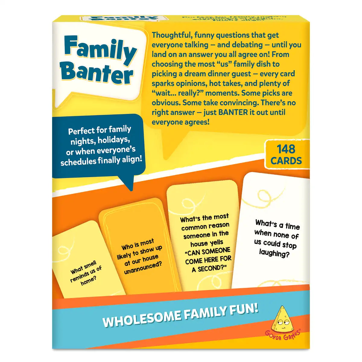 Family Banter | Fun and Hilarious Card Game (ages 6+)