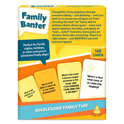 Family Banter | Fun and Hilarious Card Game (ages 6+)