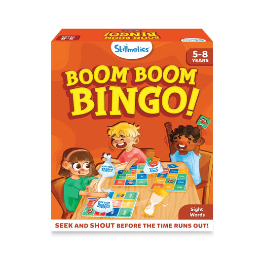 Boom Boom Bingo! Board Game: Sight Words (ages 5-8)