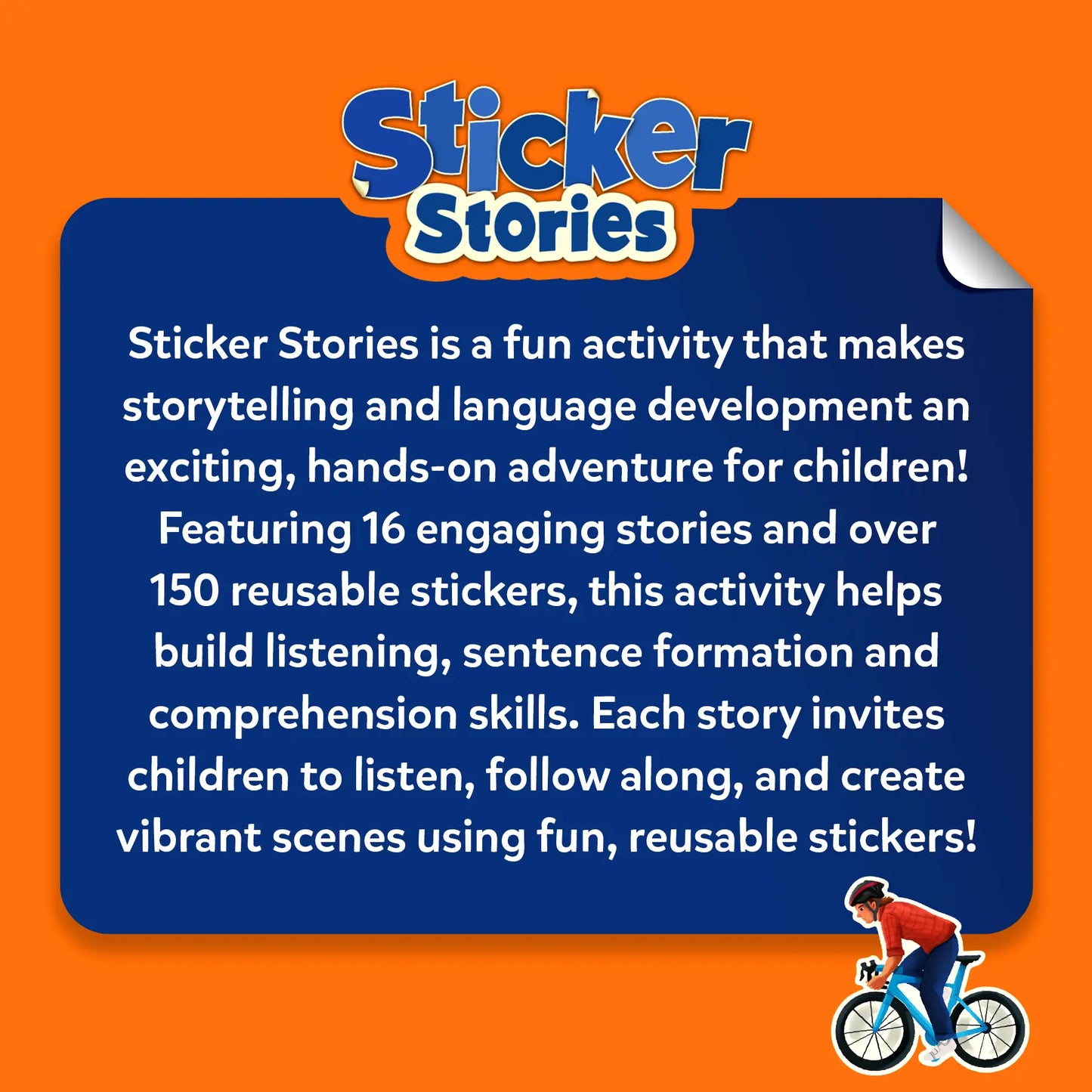 Sticker Stories - Adventures Around Town | Creative Storytelling Kit (ages 3-7)