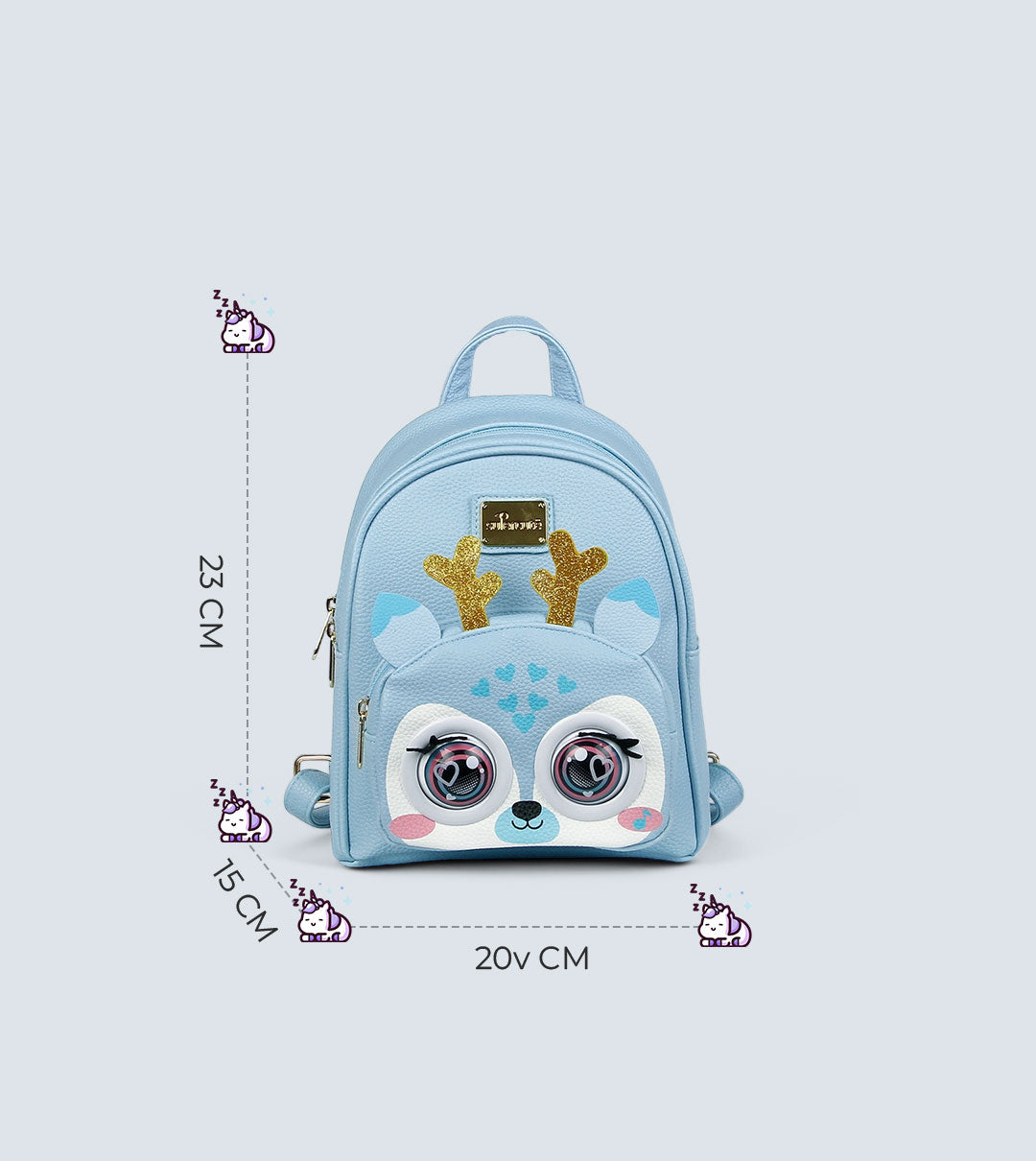 Winking Elf Backpack - Fawn | Interactive Winking Eyes, Talking Mode & Music Playback | TYKLE