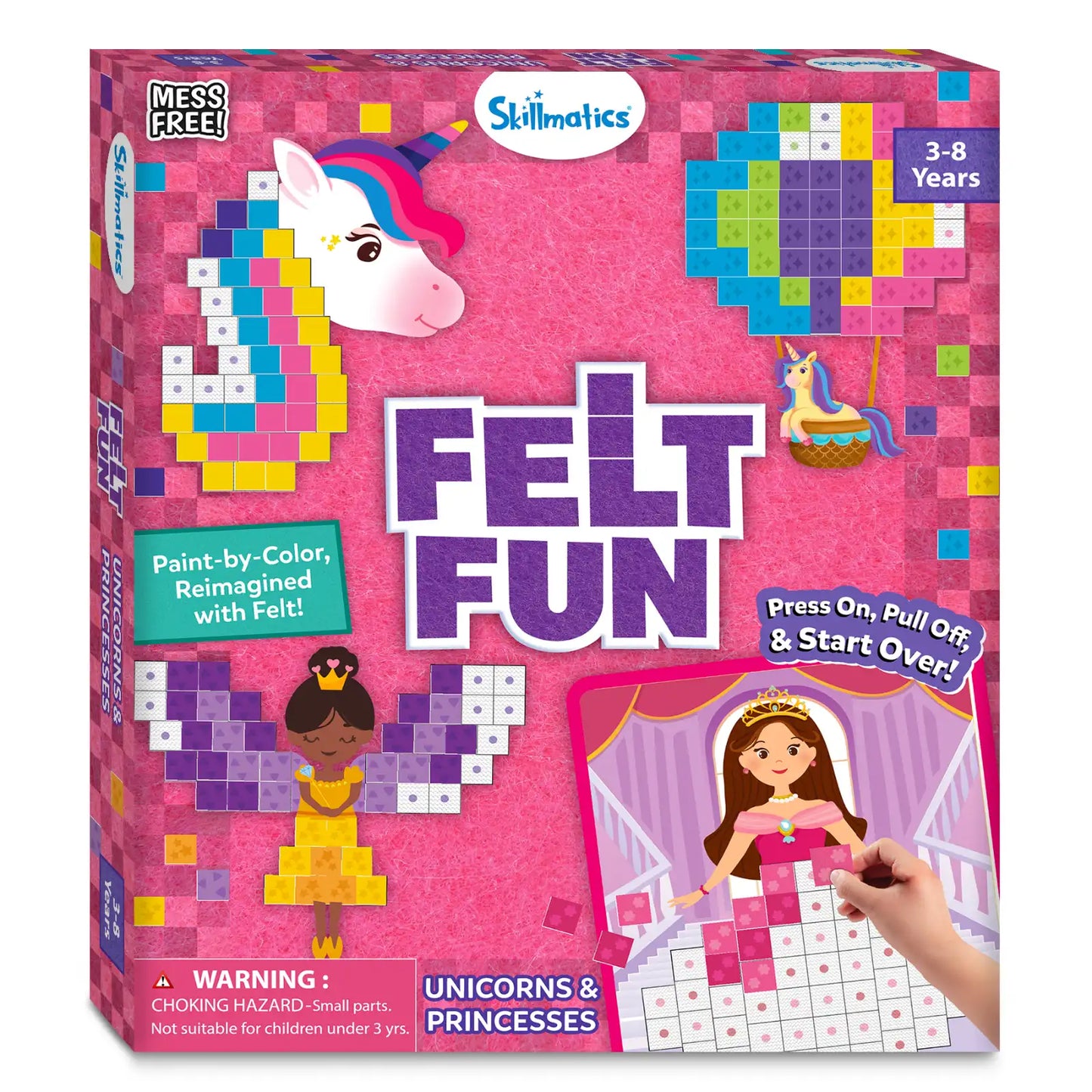 Felt Fun: Unicorns & Princesses | Reusable 3D Craft Kit (ages 3-8)