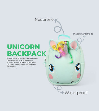 Unicorn backpack - GREEN