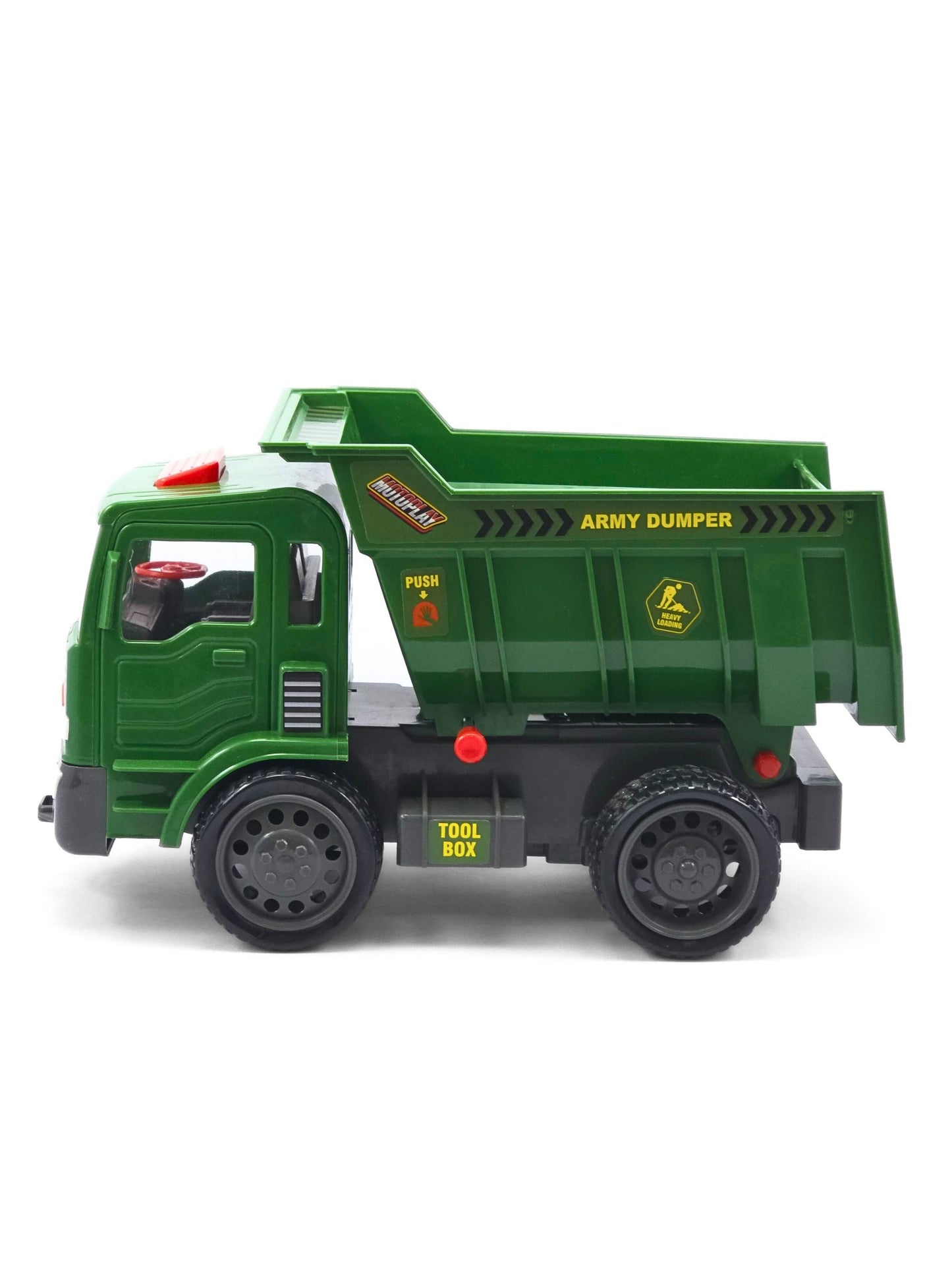 Motoplay Army Dumper Truck - Camouflage Military Toy | UATOYS