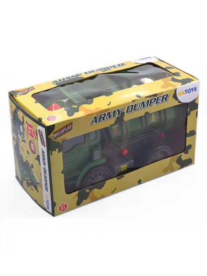 Motoplay Army Dumper Truck - Camouflage Military Toy | UATOYS
