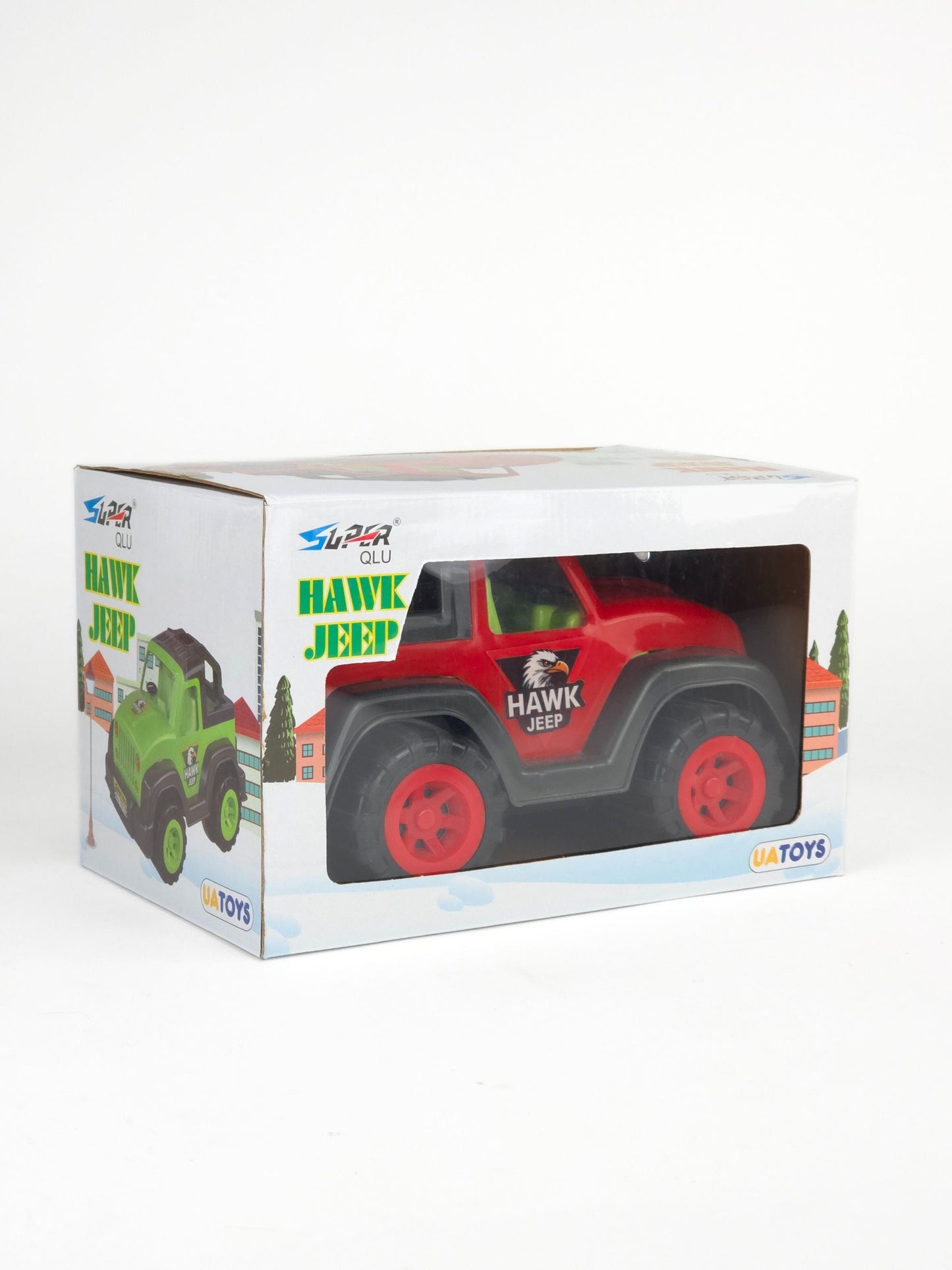 Hawk Jeep – Friction Powered Toy Car for Kids
