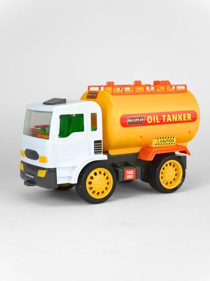 Motoplay Oil Tanker – Friction Powered Toy Truck for Kids