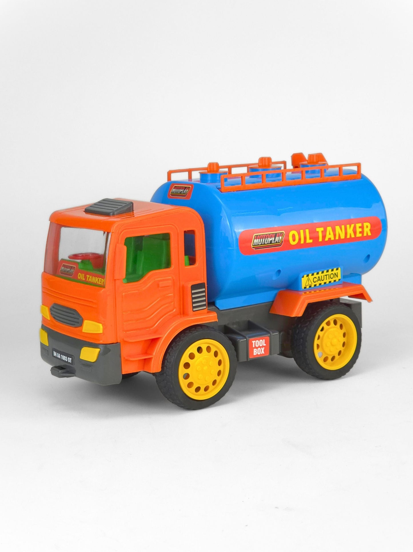 Motoplay Oil Tanker – Friction Powered Toy Truck for Kids