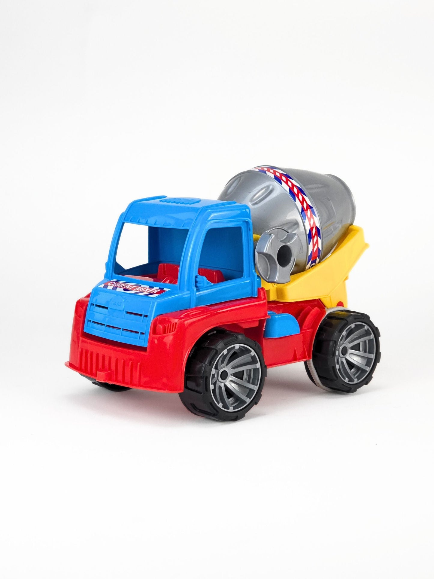 City Cement Mixer – Friction Powered Construction Toy Truck