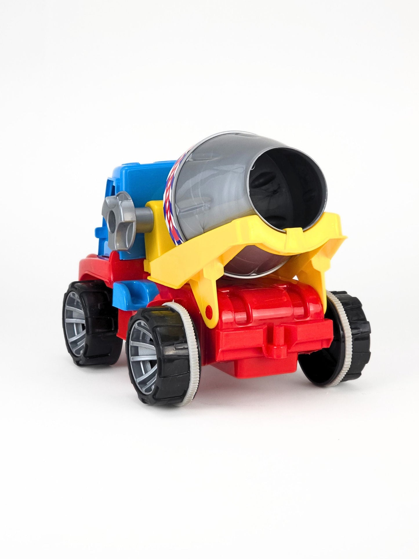 City Cement Mixer – Friction Powered Construction Toy Truck