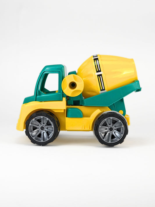 City Cement Mixer – Friction Powered Construction Toy Truck