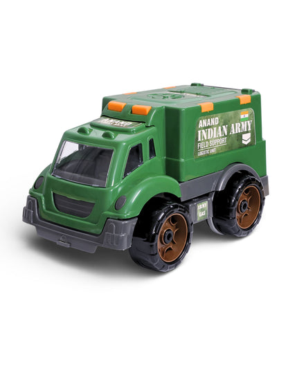 Anand AUV Army Bus – Friction Powered Military Toy Vehicle