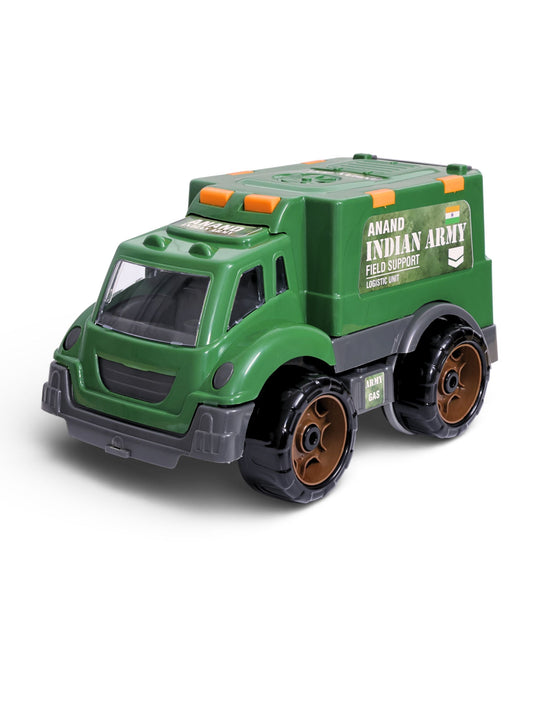 Anand AUV Army Bus – Friction Powered Military Toy Vehicle
