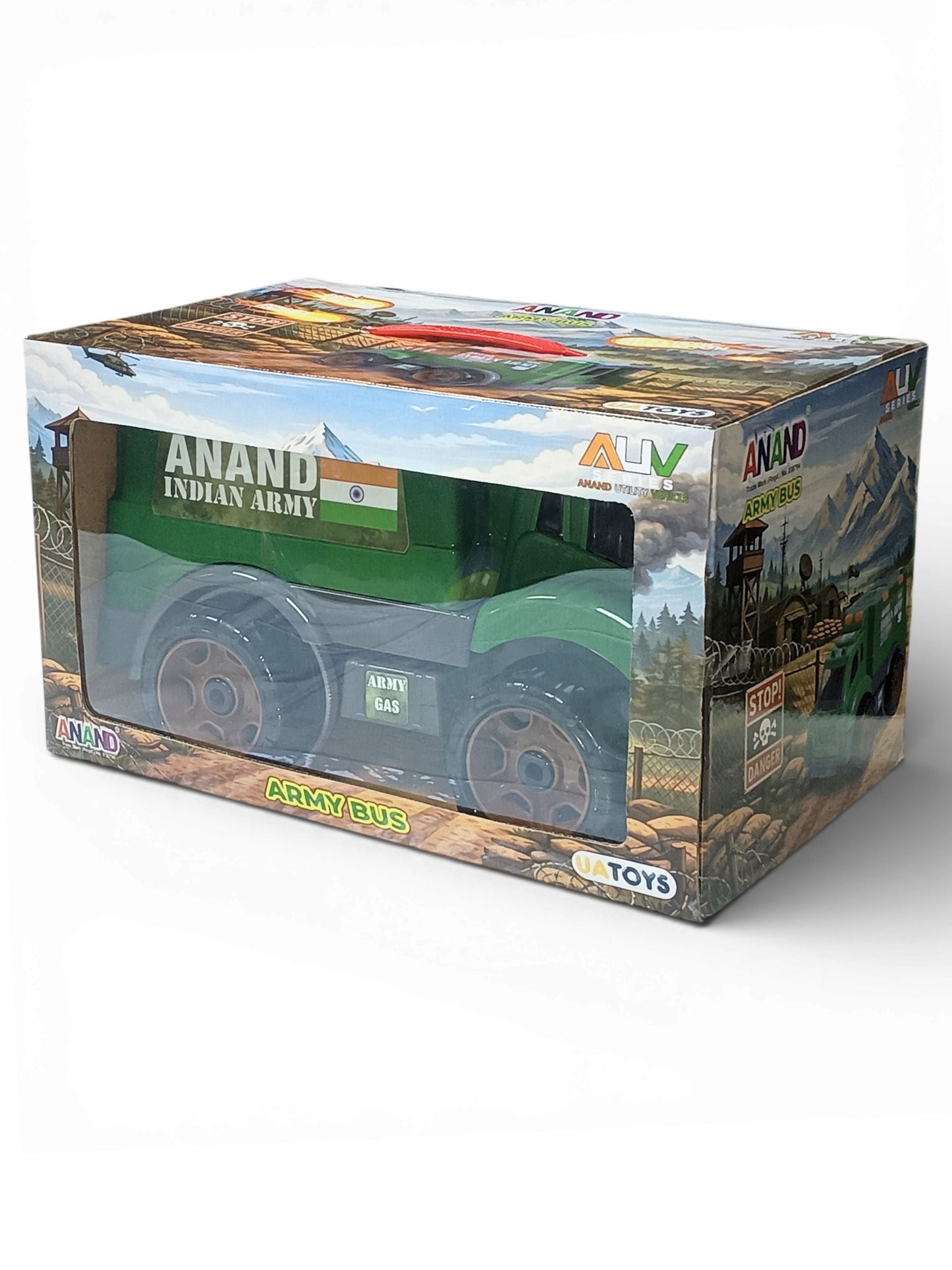 Anand AUV Army Bus – Friction Powered Military Toy Vehicle