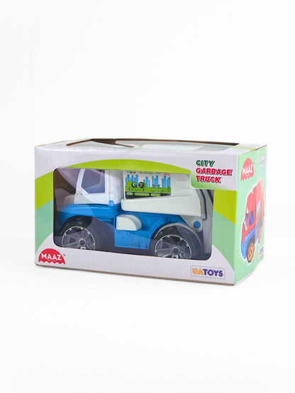 City Garbage Truck – Friction Powered Toy with Detachable Dustbin