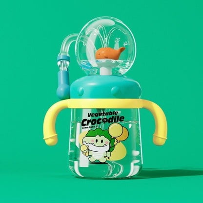 Fountain Whale Bottle – Fun Spill-Proof Toddler Water Bottle | TYKLE