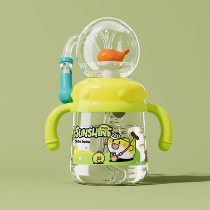 Fountain Whale Bottle – Fun Spill-Proof Toddler Water Bottle | TYKLE