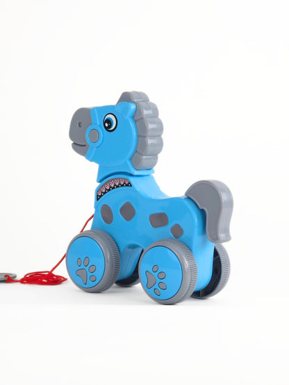 UATOYS My Little Horse Pull Along Toy for Toddlers | Educational Walking Toy 1+ Years