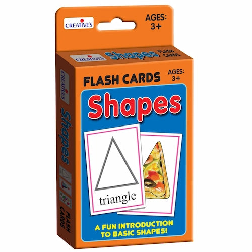Shapes Flash Cards Compact Pack for Kids 3+ Learning Cards