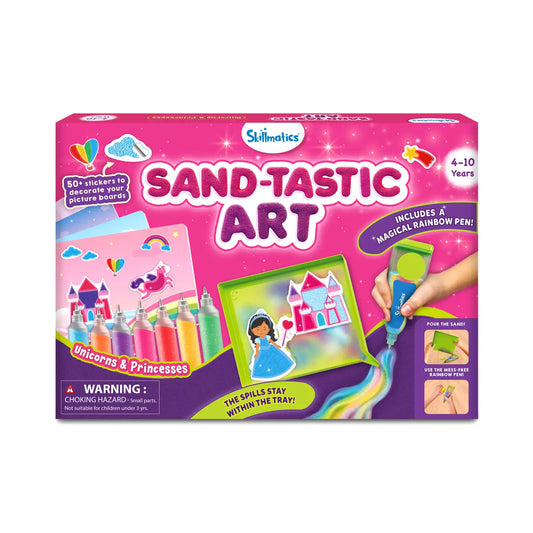 Sand-Tastic Art: Unicorns & Princesses | Controlled-Mess Sand Art (ages 4-10)