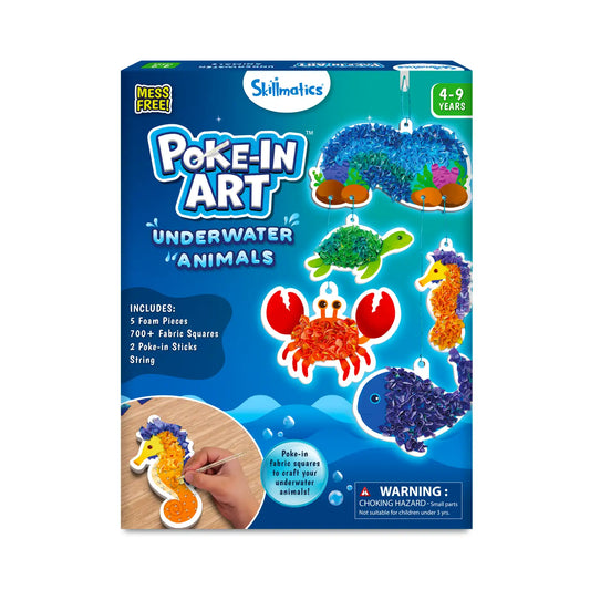 Poke-in Art: Underwater Animals | No Mess Art for Kids (ages 4-9)