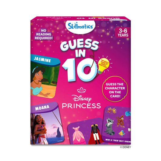 Guess in 10 Junior: Disney Princess  | Trivia card game (ages 3-6)