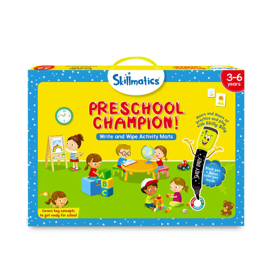 Preschool Champion | Reusable Activity Mats (ages 3-6)