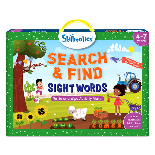Search & Find Sight Words | Reusable Activity Mats (ages 3-6)