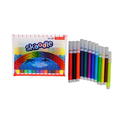 Skoodle 12 Mini Water Colour Pens