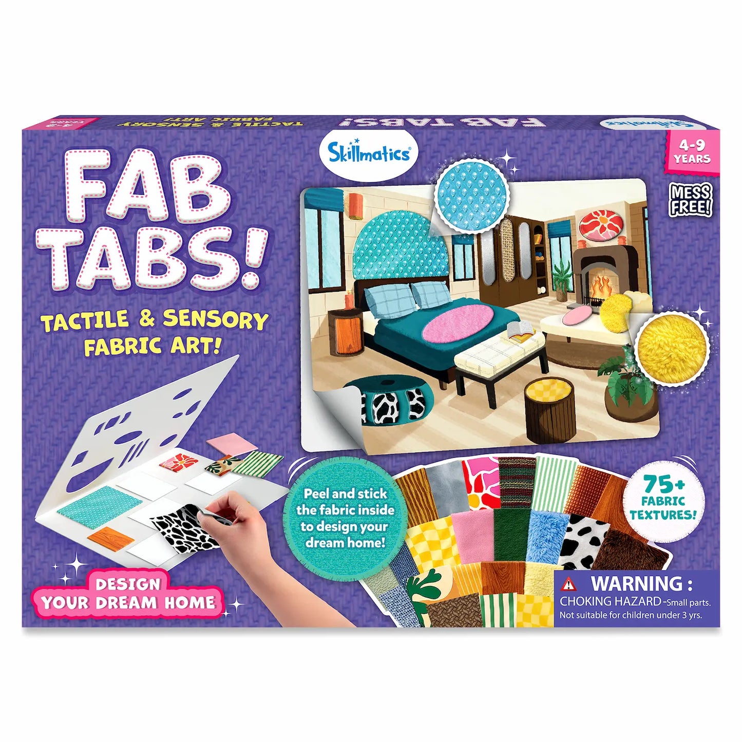 Fab Tabs: Design Your Dream Home | Tactile & Sensory Fabric Art (ages 4+)