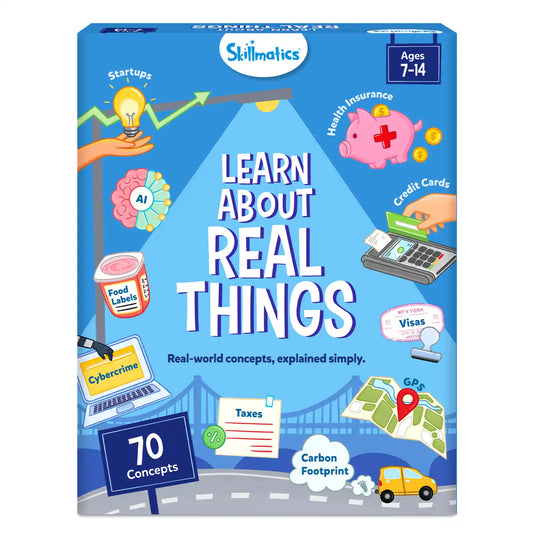 Learn About Real Things | 70 Real-World Learning Flashcards (ages 7-14)