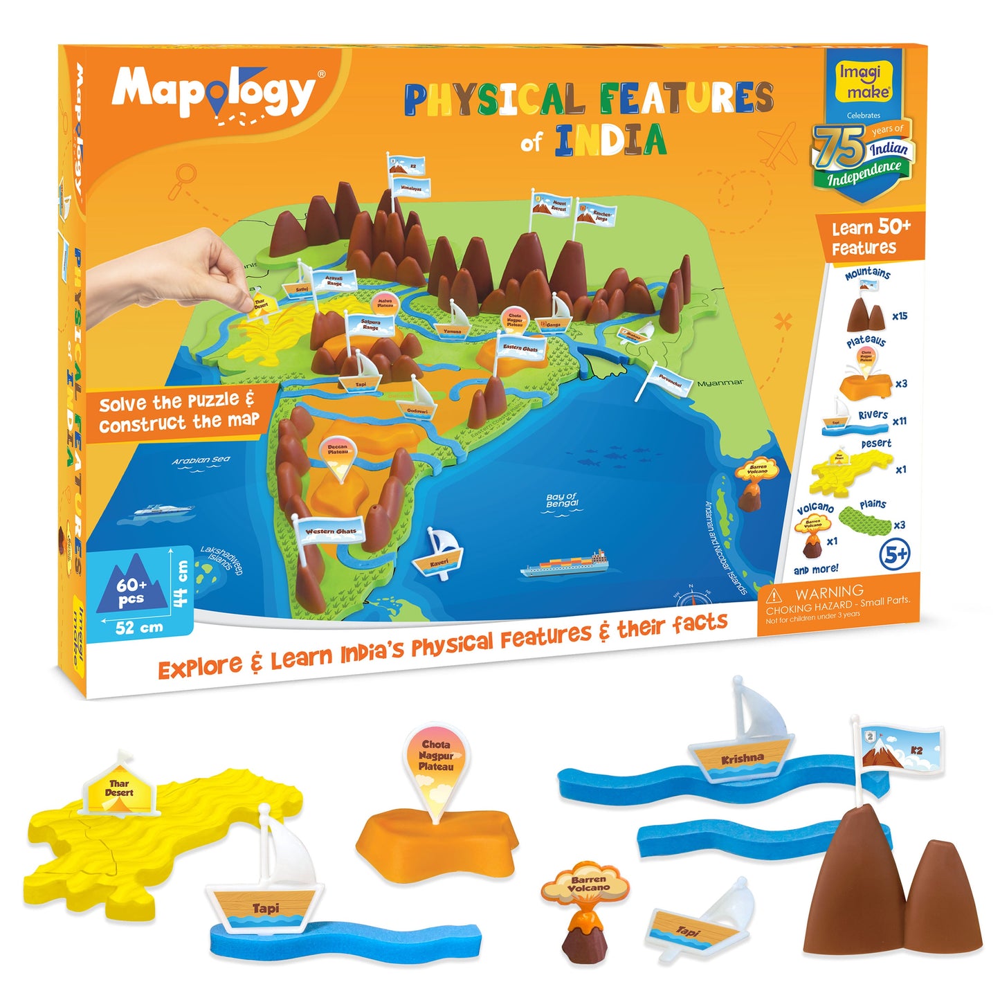 Mapology Combo - Physical Features and India's Space Odyssey