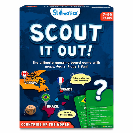 Scout it Out: Countries of The World | Trivia Board Game (ages 7+)