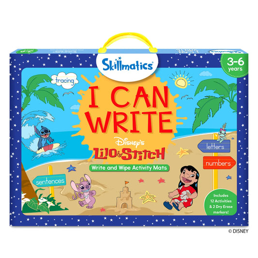 I Can Write Disney's Lilo & Stitch | Reusable Activity Mats (ages 3-6)