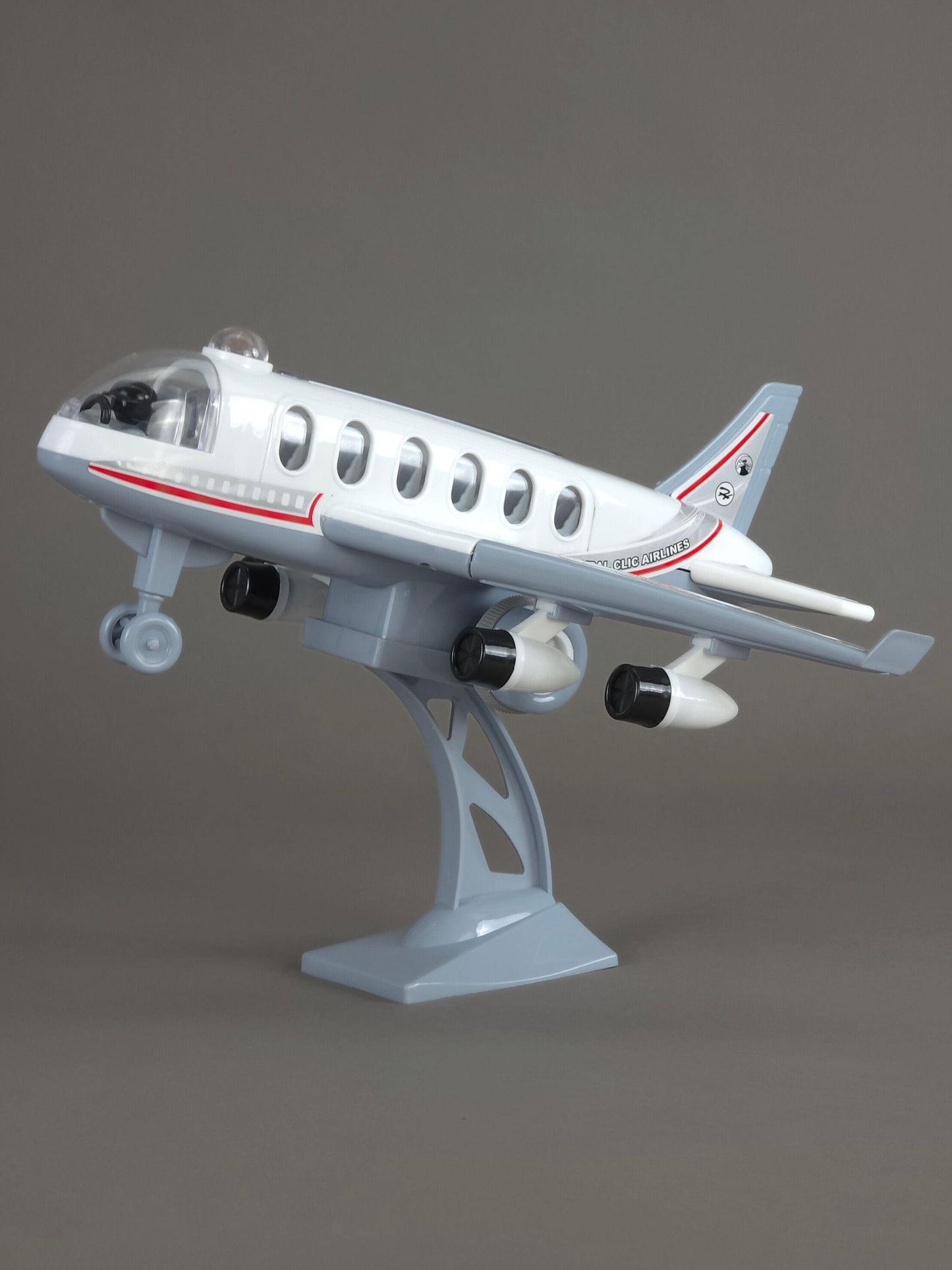 Hindal Clic Airline International - Friction Powered Toy Airplane for Kids