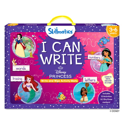 I Can Write Disney Princess | Reusable Activity Mats (ages 3-6)