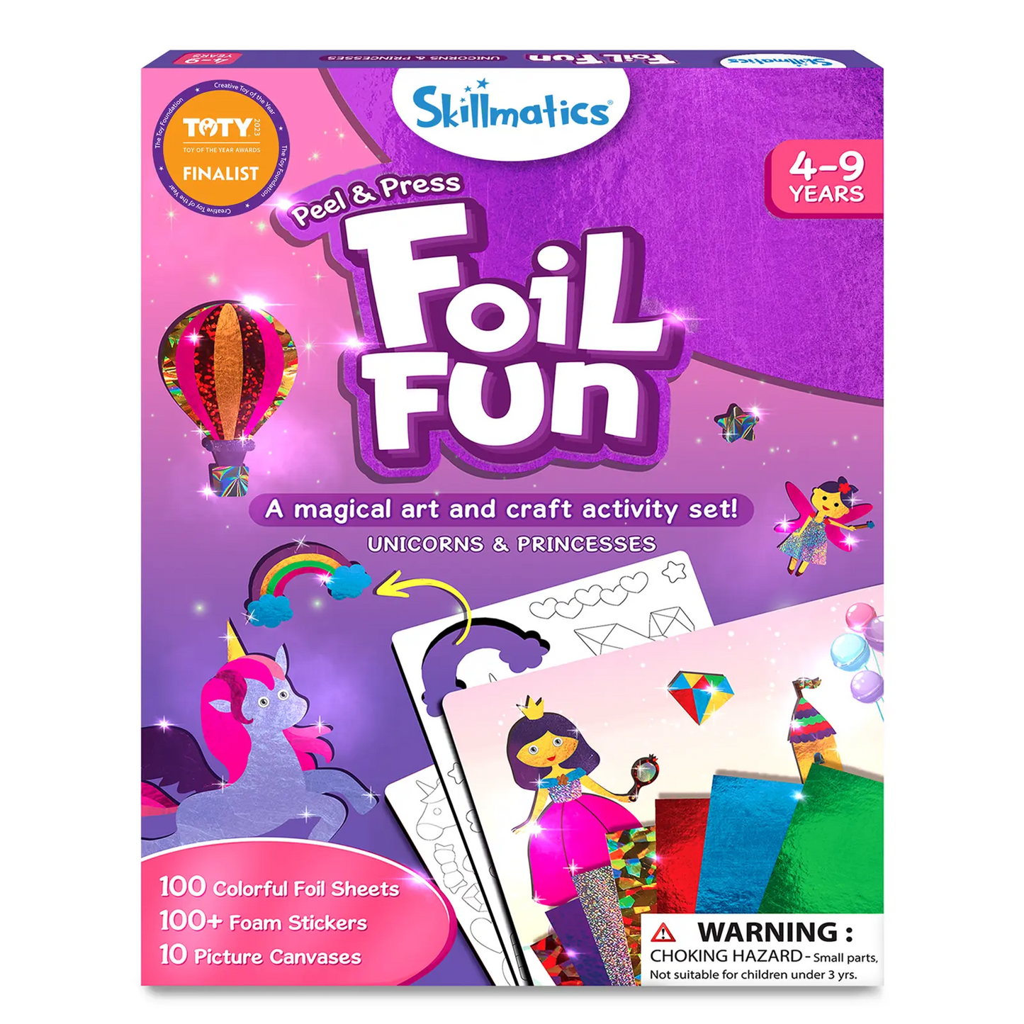Foil Fun: Unicorns & Princesses | No Mess Art Kit (ages 4-9)