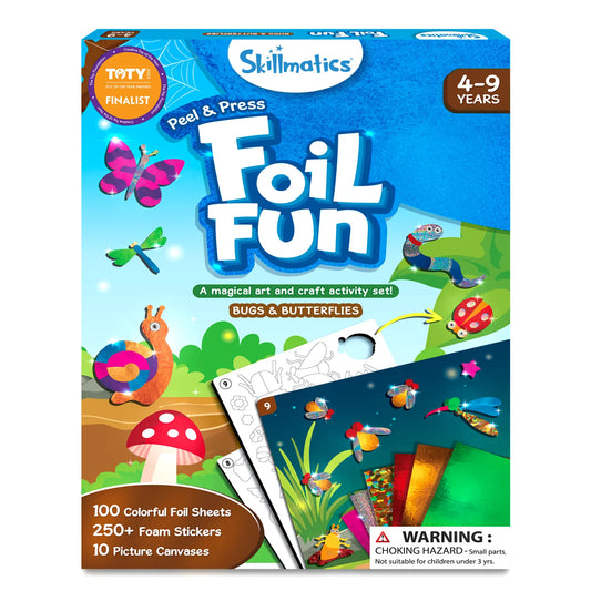 Foil Fun: Bugs & Butterflies | No Mess Art Kit (ages 4-9)