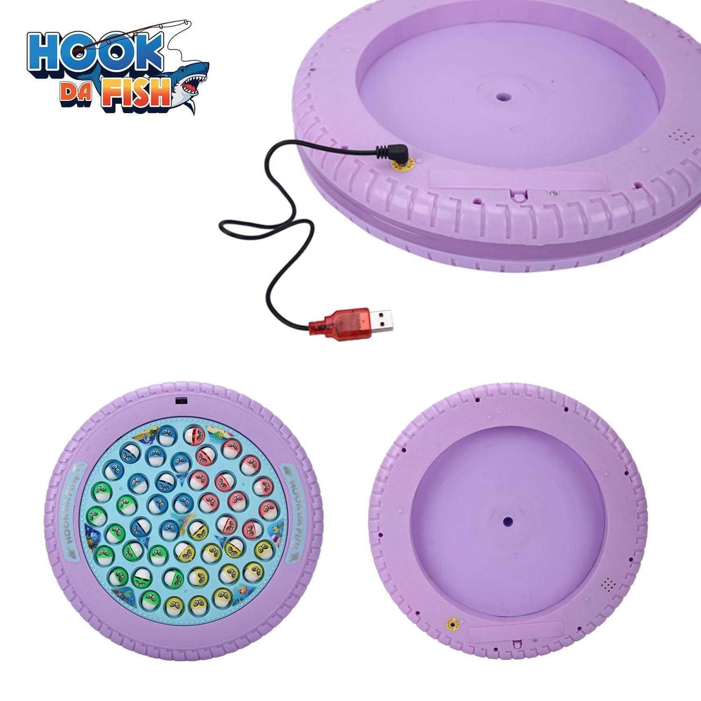 Skoodle Quest Hook Da Fish Rechargeable Game - Lavender
