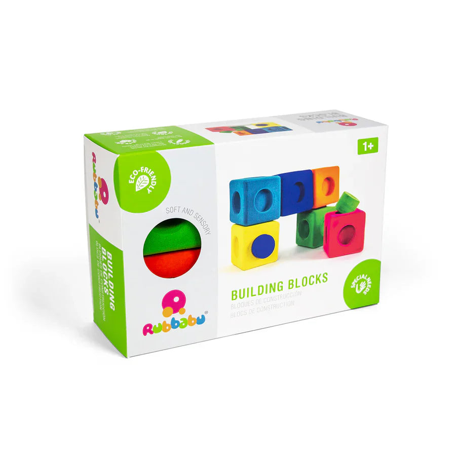Rubbablox Building Blocks - Safe, Squishy & Fuzzy
